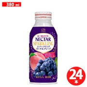 ネクター スパークリング ピーチ＆グレープ ボトル缶 380ml×24本