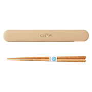 T-16640 [caston 箸箱セット 箸 18cm ベージュ]