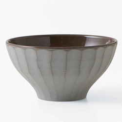 NOMIE プラスチック お椀 13cm グレー T-16748