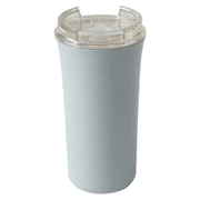 スリムタンブラー プラスチック タンブラー フタ付 385ml グレー T-96450