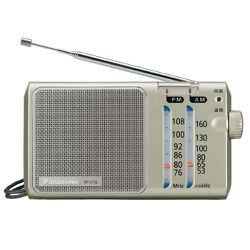 FM/AM 2バンドラジオ シルバー RF-U156-S