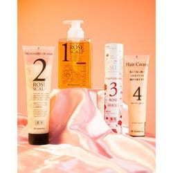 セプテム　ベースクリーム4本セット ベースクリームオブヘア・4 ローズブーケの香り ミニ 35g