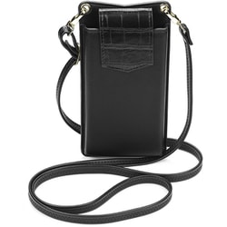 MINIBAGESSENTIALK [スマートフォンケース MiniBag スマホiPhone用 お財布ショルダーバック ブラック]