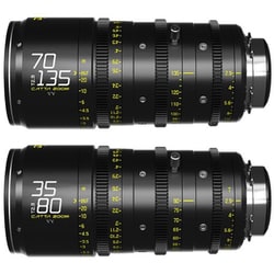 DZO-FFCattaA-BUNDLE [Catta Ace Zoom シネマズームレンズ バンドル PL/EFマウント35-80mm＆70-135mm T2.9 ブラック 保護ケース付き]