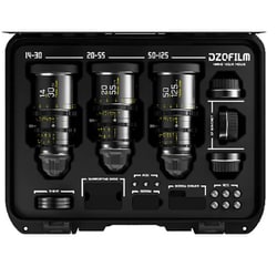 DZO-7220001B/2B/3B-Kit [Pictor Zoom 3個レンズキット 14-30mm＆20-55mm＆50-125mm T2.8 ブラック 保護ケース付き]