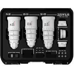 DZO-7220001W/2W/3W-Kit [Pictor Zoom 3個レンズキット 14-30mm＆20-55mm＆50-125mm T2.8 ホワイト 保護ケース付き]
