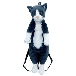新品未使用！本物みたいな猫ちゃん（ハチワレ）リュックサック ♤♥♧♢新品未使用！本物みたいな猫ちゃん（ハチワレ）リュック