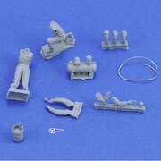 RM898 1/72 汎用 塗装する兵士 2体セット [組立式プラスチックモデル]