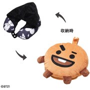 BT21 フード付ネックピロー SHOOKY