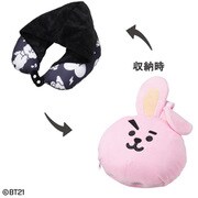 BT21 フード付ネックピロー COOKY