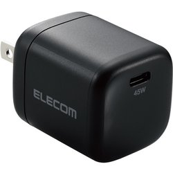 USB急速充電器 MPA-ACCP29シリーズ USB PD(パワーデリバリー)対応 45W USB-C×1 GaN（窒化ガリウム）搭載 スイングプラグ採用 ブラック MPA-ACCP29BK