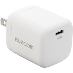 USB急速充電器 MPA-ACCP29シリーズ USB PD(パワーデリバリー)対応 45W USB-C×1 GaN（窒化ガリウム）搭載 スイングプラグ採用 ホワイト MPA-ACCP29WH