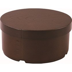 ヨドバシ.com - カクセー 曲げわっぱ風弁当箱丸型（茶） TW-06