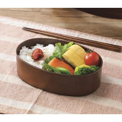 ヨドバシ.com - カクセー TW-07 [曲げわっぱ風弁当箱小判型（茶