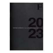 F.O.B COOP 2023年版 (2022年10月始まり) ダイアリー マンスリータイプ B6サイズ ノート ブラック PBF75K23