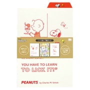 限定 ノートB6・下敷セット PEANUTS ONE PHRASE シンプル S2639106
