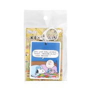 S8344833 [限定 プレートキーホルダー PEANUTS ONE PHRASE ベッド]