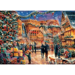 54-224 タウンスクエアでのクリスマス [ジグソーパズル 2000ピース]