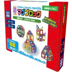 知育玩具 TKZ12BW001 MBK01 抗菌マグブロック エントリーセット