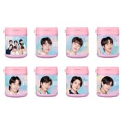 【コンプリートセット】BTS×ロッテ キシリトールガムグレープ&ピーチアソートボトル 133g×8個