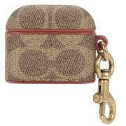 Coach Leather AirPods（第3世代）用 ケース Signature C Khaki CAP-006-SCK