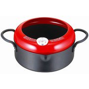天ぷら鍋 20cm 両手 温度計付 IH対応 オンリーワン・ステージ HB-6150