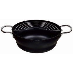 天ぷら鍋 25cm 両手 鉄製 段付 IH対応 オンリーワン・ステージ HB-6151