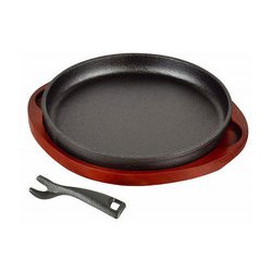 ステーキ皿 丸型 20cm 鉄鋳物 IH対応 オーブン対応 スプラウト HB-6215