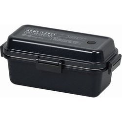 ランチボックス 弁当箱 長方形 Lサイズ ブラック 日本製 ホームレーベル2 D-6721