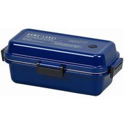D-6722 [ランチボックス 弁当箱 長方形 Mサイズ ネイビー 日本製 ホームレーベル2]