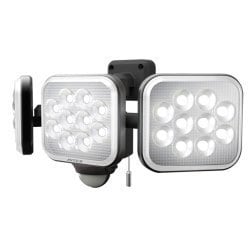 14W×3灯 フリーアーム式LEDセンサーライト（LED-AC3042） LED-AC3042