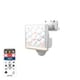 12W×1灯 フリーアーム式LEDセンサーライト リモコン付（LED-AC1015） LED-AC1015