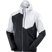 ボナッティトレイル シェルジャケット BONATTI TRAIL JACKET LC1864900040 DEEP BLACK/WHITE XLサイズ [ランニングウェア ジャケット メンズ]