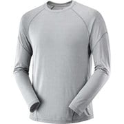 CROSS RUN LS TEE M LC1826500 ALLOY/HEATHER Sサイズ [ランニングウェア シャツ メンズ]