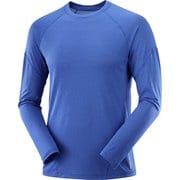 CROSS RUN LS TEE M LC1826600 NAUTICAL BLUE Lサイズ [ランニングウェア シャツ メンズ]