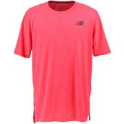 Q SPEED ジャカードショートスリーブTシャツ MT23281 エレクトリックレッド(ERE) Lサイズ [ランニングウェア シャツ メンズ]
