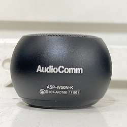 [オーム電機] ASP-W50N-K ブラック AudioComm [ワイヤレスミニスピーカー]