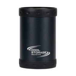 D-6740 [保冷 缶 ホルダー カバー クーラー タンブラー 350ml ブラック クールストレージ]