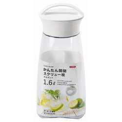 冷水 ポット 1.6L 冷水筒 ピッチャー 麦茶 スクリュー タテヨコ 日本製 クールブロー HB-6444