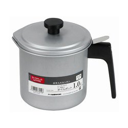 オイル ポット 1.0L 油缶 油こし ふっ素加工 日本製 シンプル・ウェア HW-7012