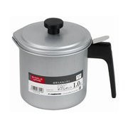 HW-7012 [オイル ポット 1.0L 油缶 油こし ふっ素加工 日本製 シンプル・ウェア]