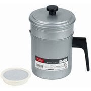 HW-7015 [オイル ポット 1.0L 油缶 油こし ふっ素加工 ろ過フィルター付 日本製 シンプル・ウェア]