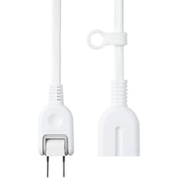 延長コード 電源タップ コンセント 3m 2P 1個口 ホワイト T-X01-2130WH