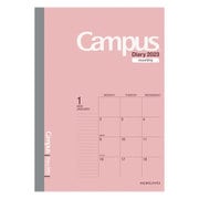 2023 キャンパスダイアリー<CampusDiary> マンスリースタンダードタイプ A6 ピンク ニ-CMP-A6-23