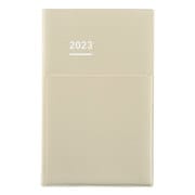 2023 ジブン手帳 Biz マットカバータイプ A5スリム ライトベージュ ニ-JB1LS-23