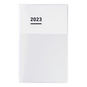 2023 ジブン手帳 mini DIARY スタンダードカバータイプ B6スリム ホワイト ニ-JCMD1W-23