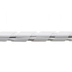 ケーブルタイ スパイラル 内寸直径20mm 長さ5m ホワイト CA-SP20W-5N