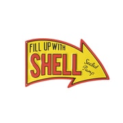 EMBOSS METAL SIGN SHELL エンボスメタル ティンサインプレート SH147167
