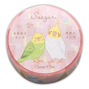 マスキングテープ インコ桃 4985203