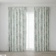 既製カーテン ドレープ プリンセスハイホー 100cm×200cm ライトグリーン M1192
